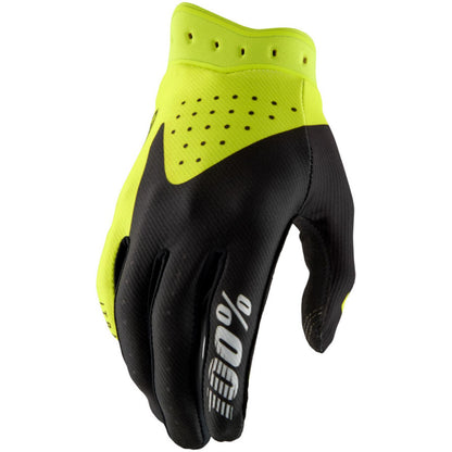 100% Itrack 2 Gloves - Black/Fluo Yellow_1963439