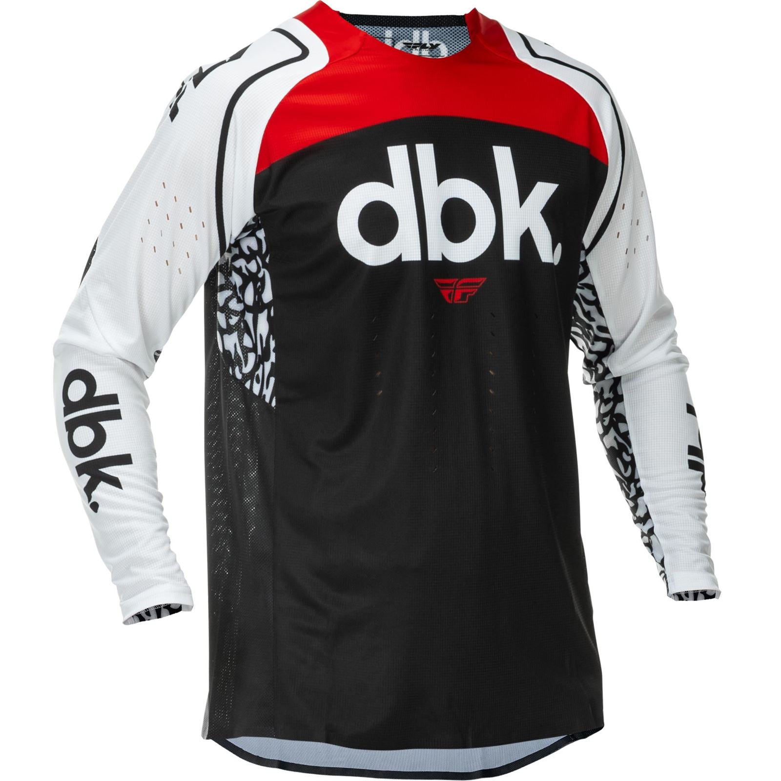 Fly Racing Evolution DST DBK Jersey - Black/White/Red_1789348