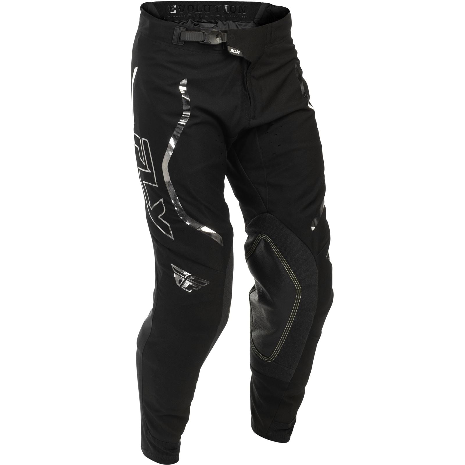 Fly Racing Evolution DST SE Spark Pants - Black/Silver_1785436