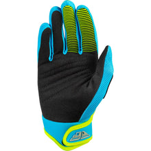Fly Racing Youth F-16 Gloves - Blue/Hi-Vis_1789812