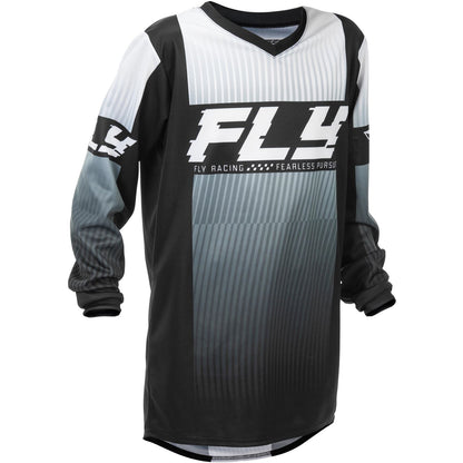 Fly Racing Youth F-16 Jersey - Black/White_1785802
