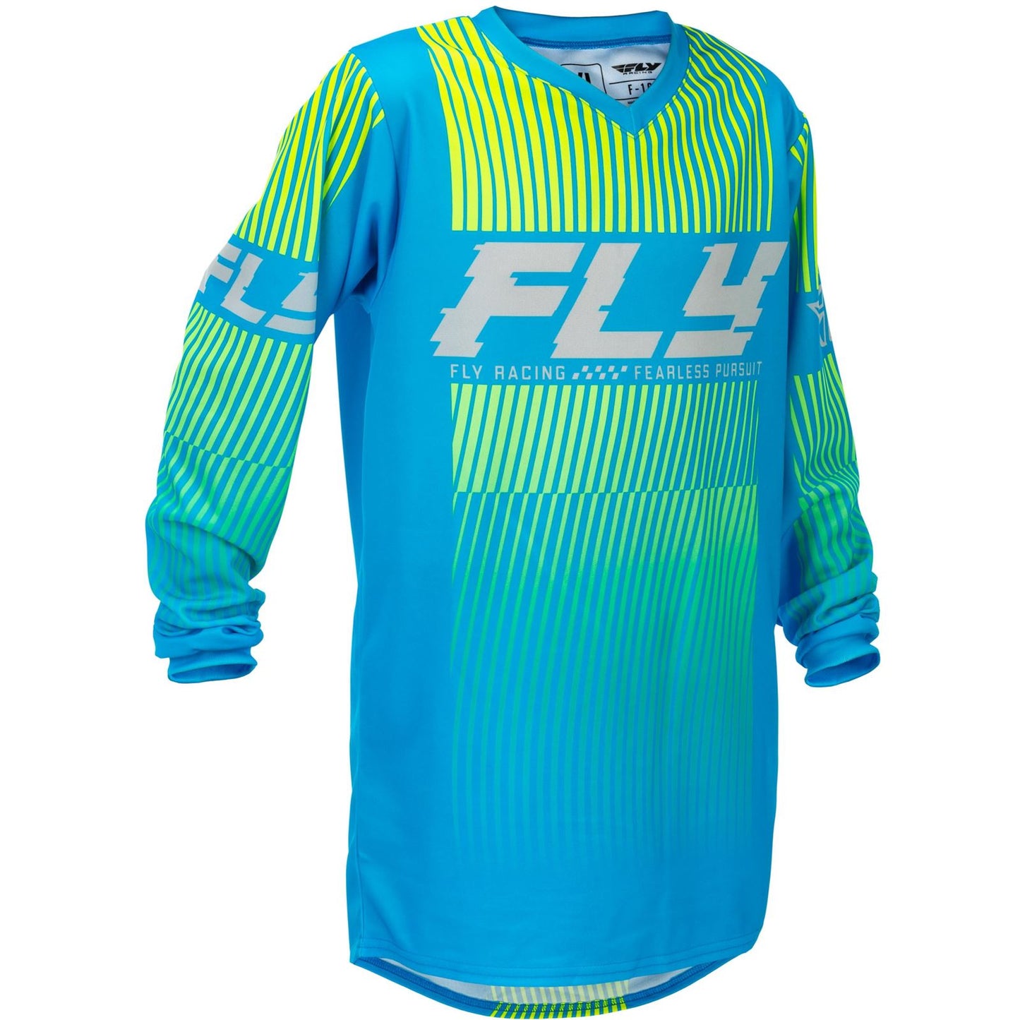 Fly Racing Youth F-16 Jersey - Blue/Hi-Vis_1785511