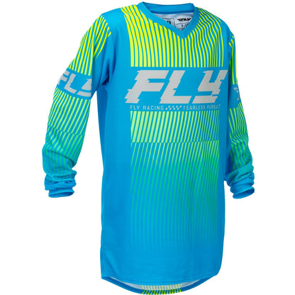 Fly Racing Youth F-16 Jersey - Blue/Hi-Vis_1785511