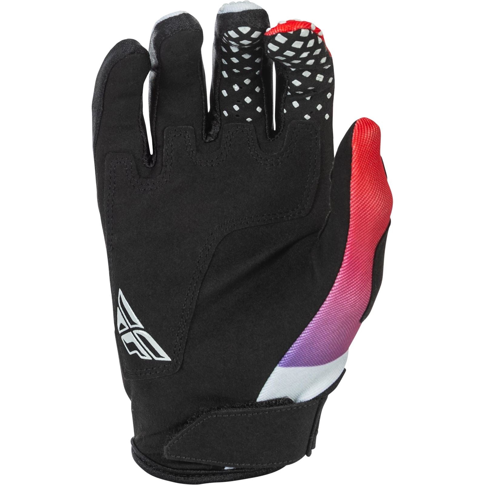 Fly Racing Youth Kinetic Gloves - Grey/Red/Purple/Black_1785545