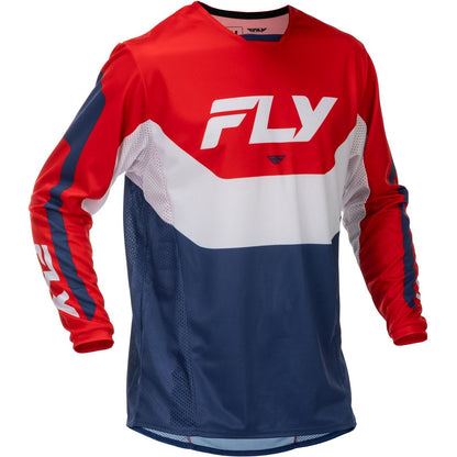 Fly Racing Kinetic Jersey - Red/White/Blue_1785588