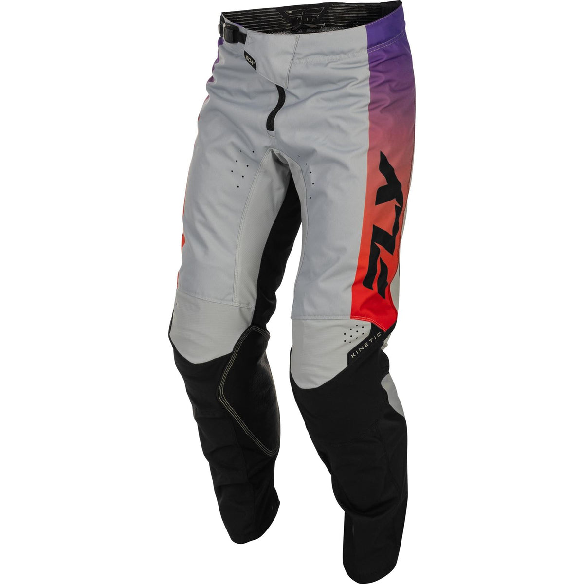 FLY Racing Kinetic Pants - Grey/Red/Purple/Black_1789909