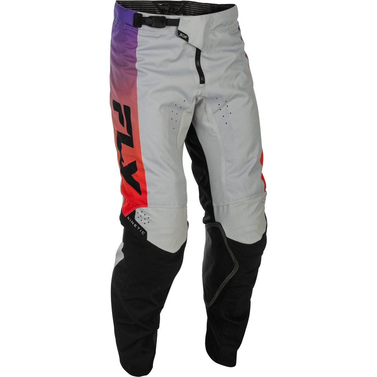 FLY Racing Kinetic Pants - Grey/Red/Purple/Black_1792221