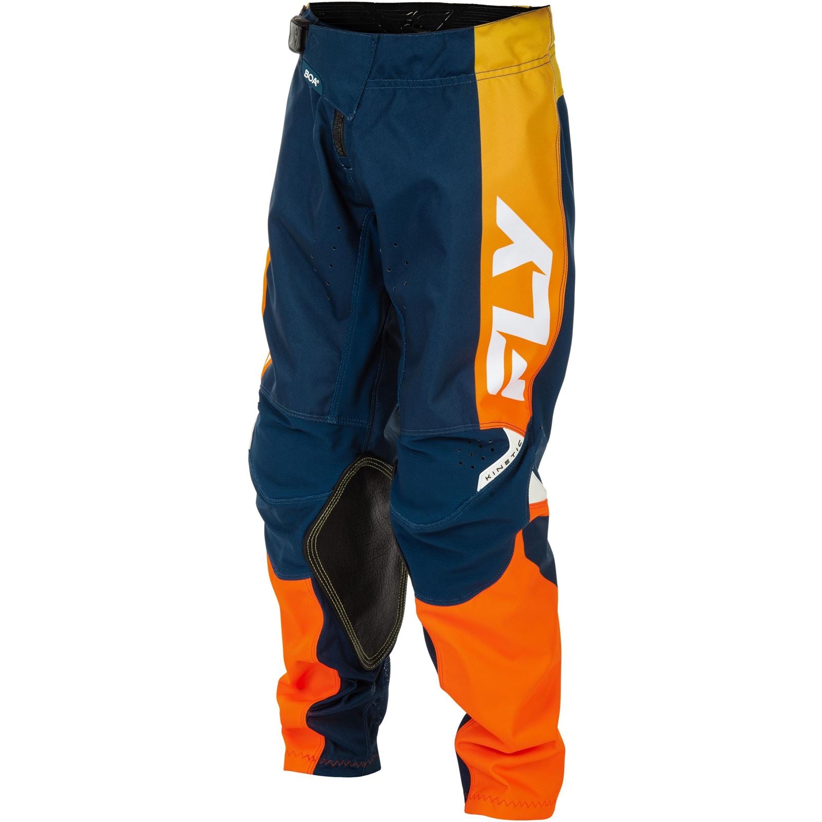 Fly Racing Youth Kinetic Pants - Navy/Orange_1785563