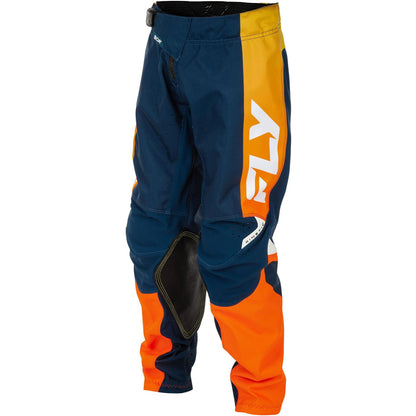 Fly Racing Youth Kinetic Pants - Navy/Orange_1785563
