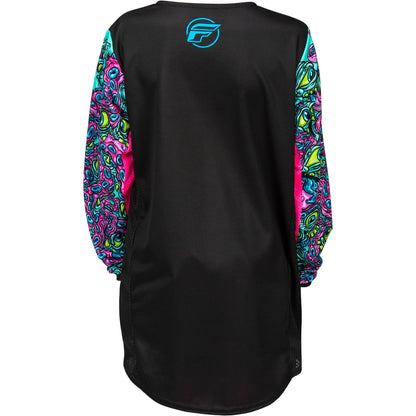 Fly Racing Youth Kinetic Mutant Jersey - Black/Multi_1790602
