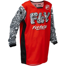 Fly Racing Youth Kinetic Mutant Jersey - Red/White/Black_1790597