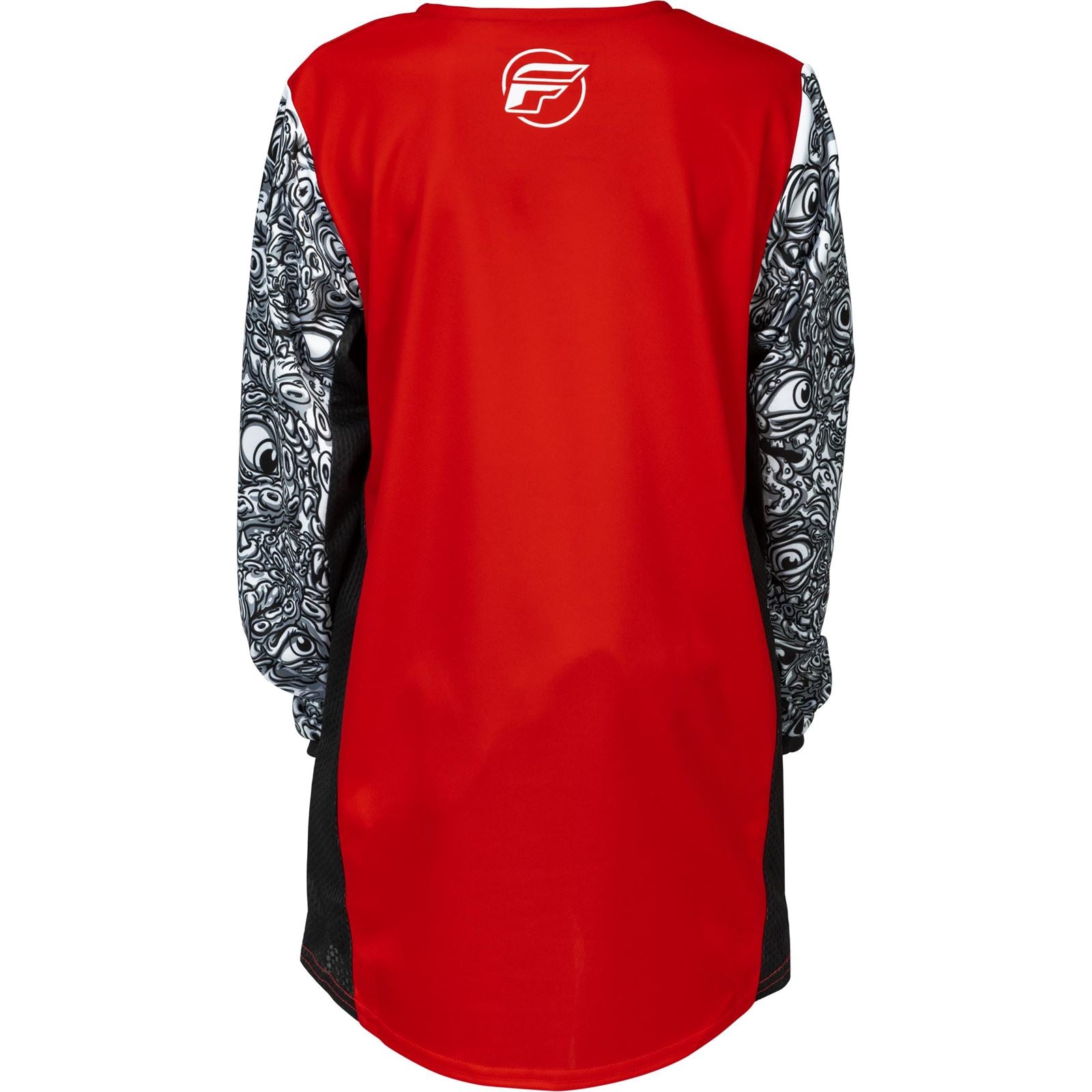 Fly Racing Youth Kinetic Mutant Jersey - Red/White/Black_1790606