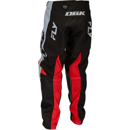 Fly Racing Youth Kinetic DBK Pants - Grey/Black/Red_1791732