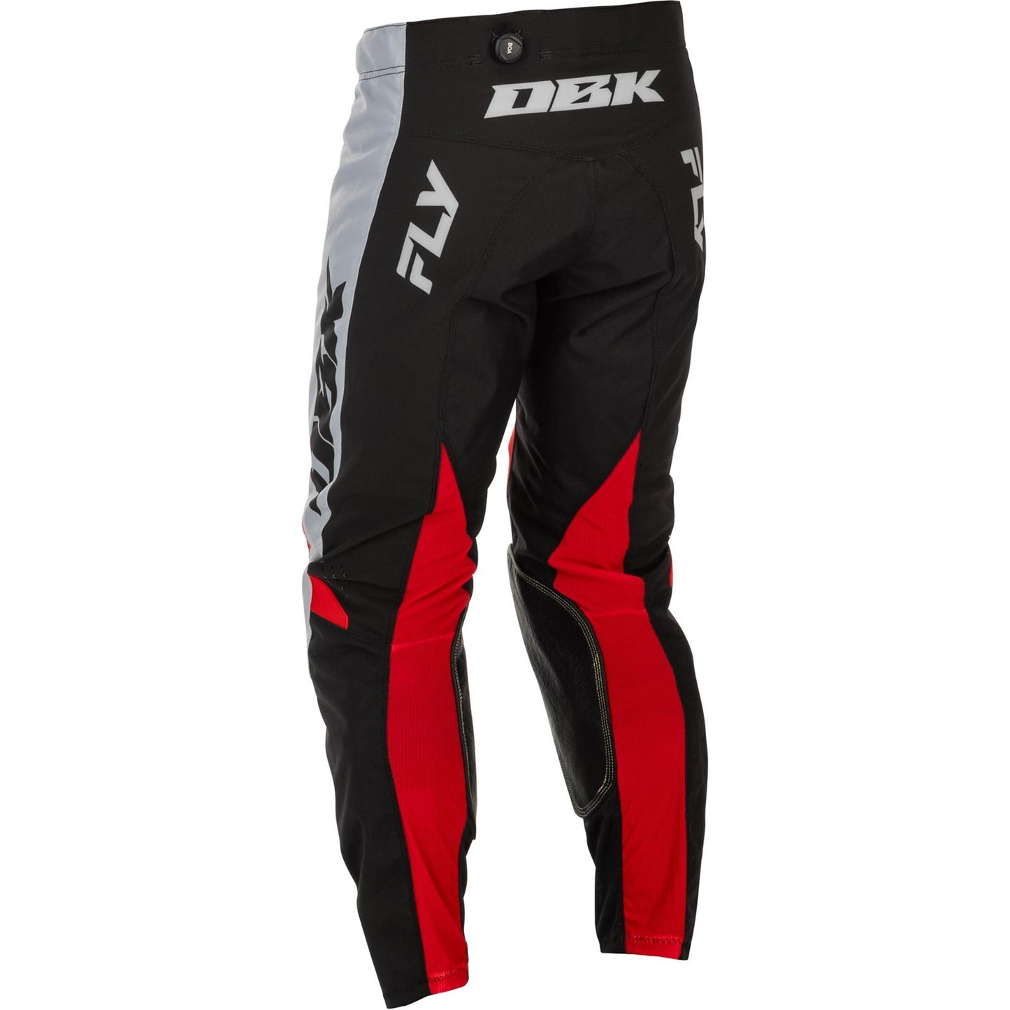 Fly Racing Kinetic DBK Pants - Grey/Black/Red_1785648