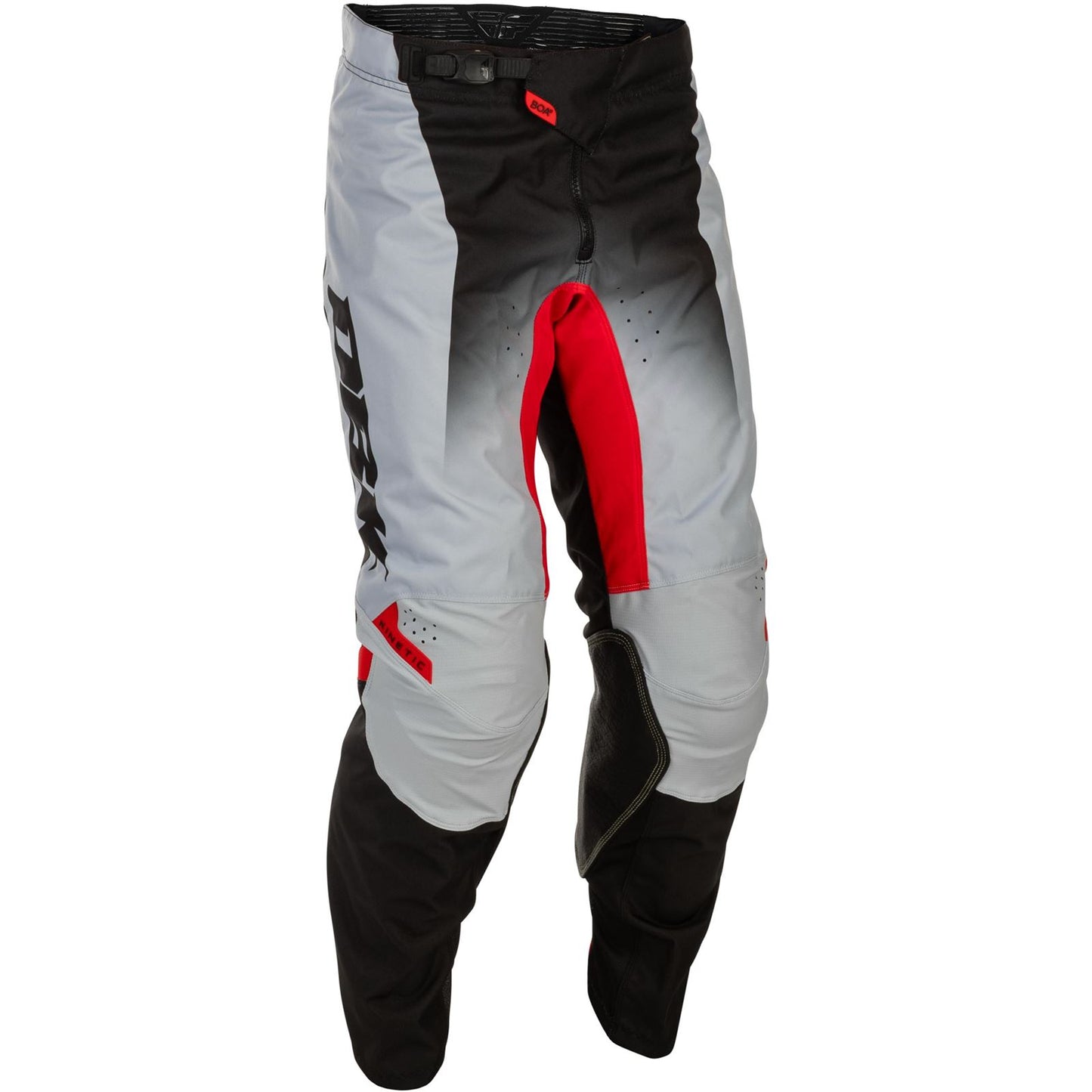 Fly Racing Kinetic DBK Pants - Grey/Black/Red_1789866