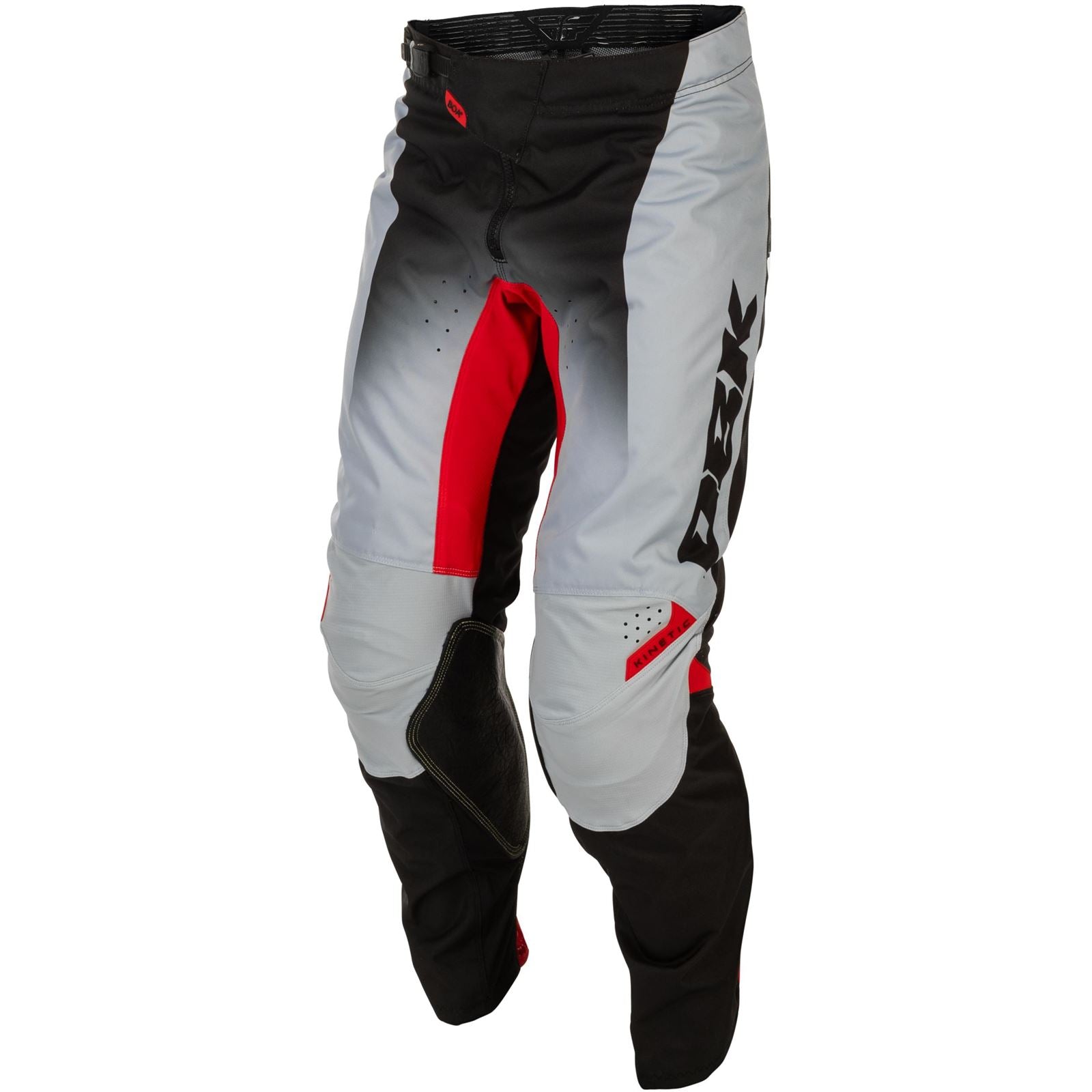 Fly Racing Kinetic DBK Pants - Grey/Black/Red_1791214