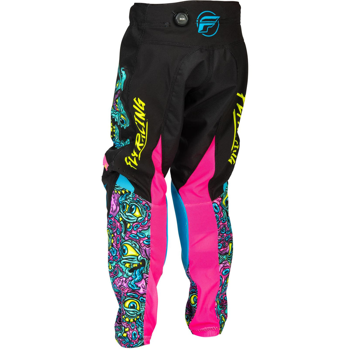 FLY Racing Youth Kinetic Mutant Pants - Black/Multi_1791966