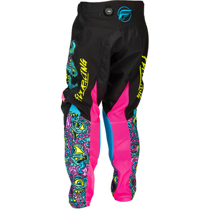 FLY Racing Youth Kinetic Mutant Pants - Black/Multi_1791966
