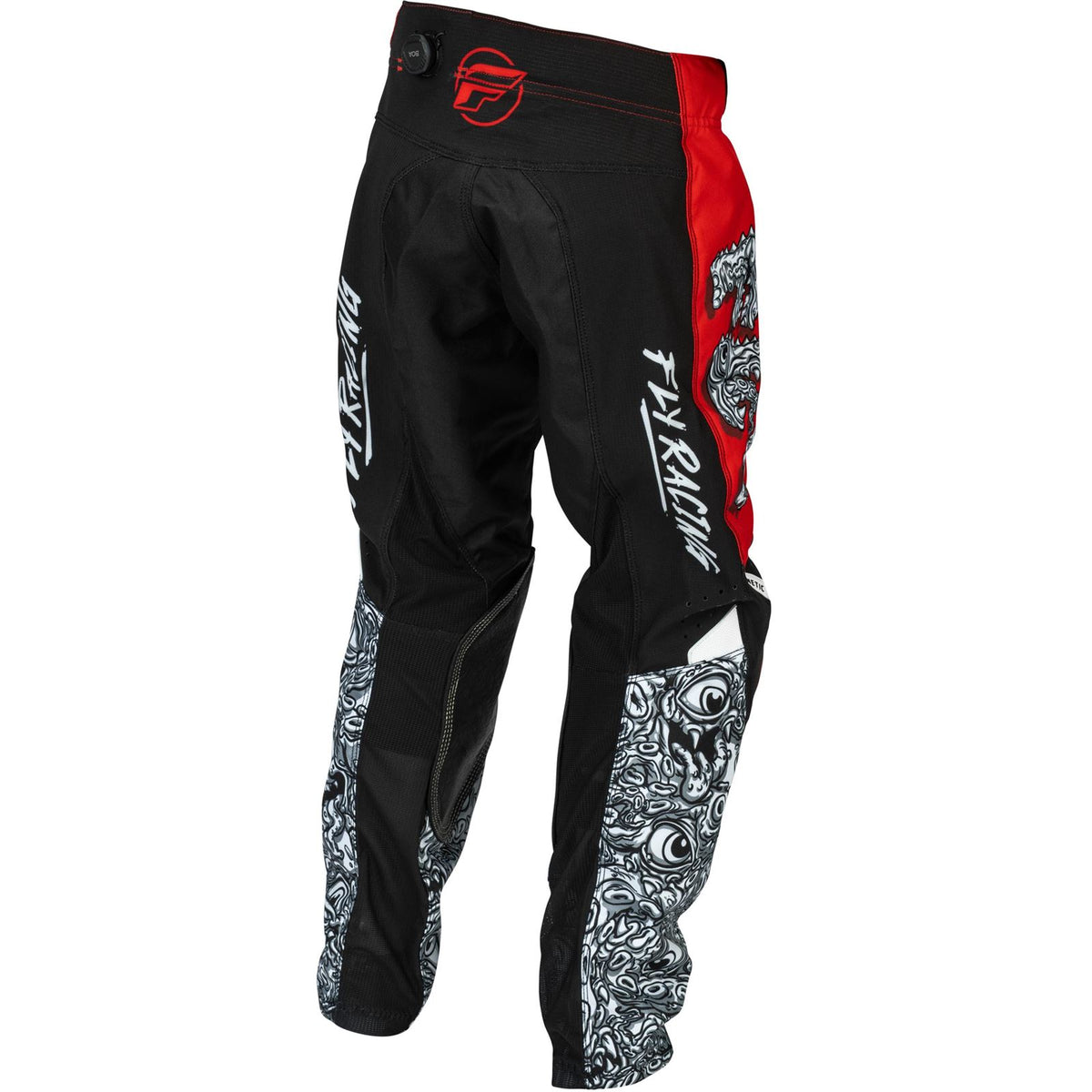 FLY Racing Youth Kinetic Mutant Pants - Red/White/Black_1785920