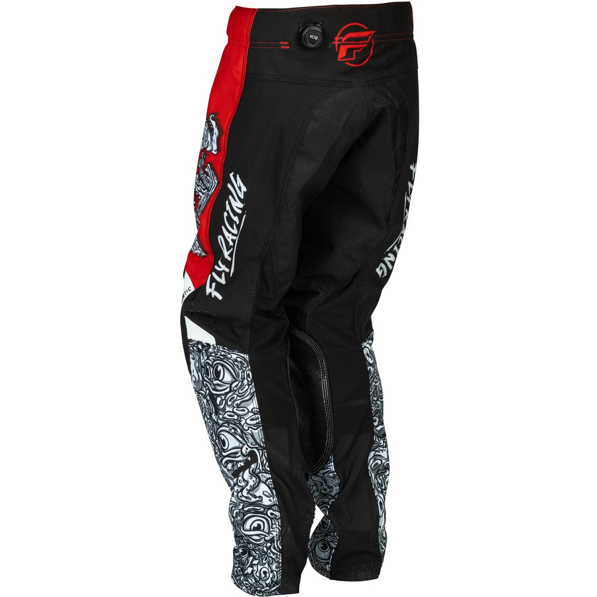 FLY Racing Youth Kinetic Mutant Pants - Red/White/Black_1789785