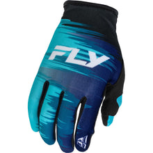Fly Racing Girl's Lite Gloves - Aqua/Navy/White - Youth Large 379-611YL_1791925