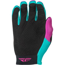 Fly Racing Girl's Lite Gloves - Pink/Turquoise - Youth Large 379-612YL_1785630