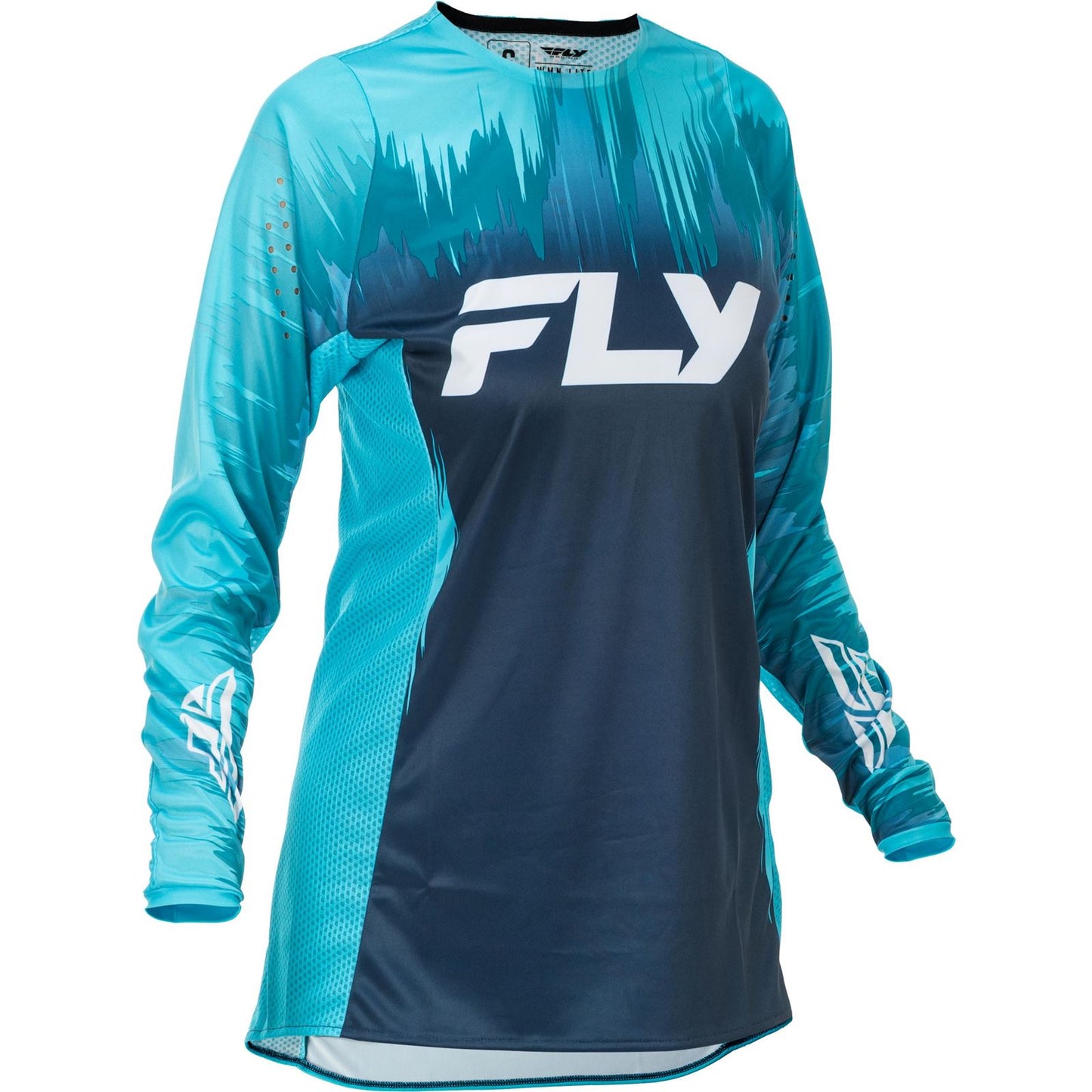Fly Racing Women's Lite Jersey - Aqua/Navy/White_1785918