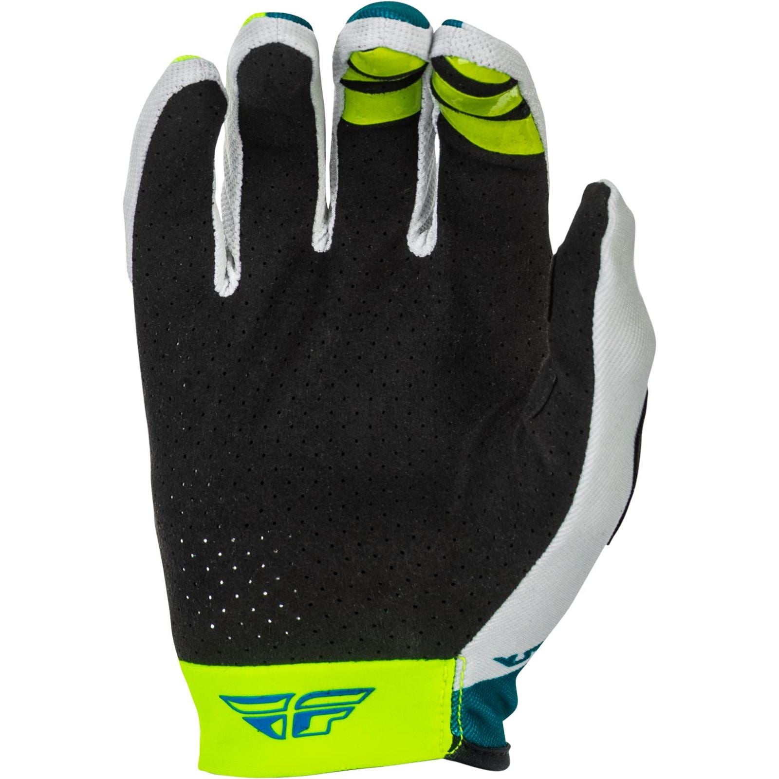 FLY Racing Youth Lite Gloves - Grey/Lime/Teal_1789447