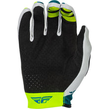 FLY Racing Youth Lite Gloves - Grey/Lime/Teal_1789447
