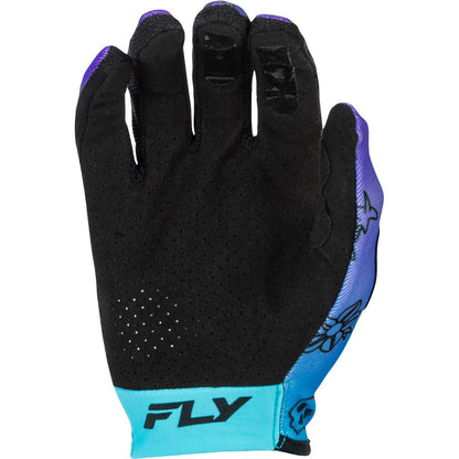 Fly Racing Youth Lite Outline Gloves - Purple/Blue/Black_1791728