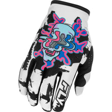 Fly Racing Youth Lite Warp Gloves - White/Blue/Pink_1789886