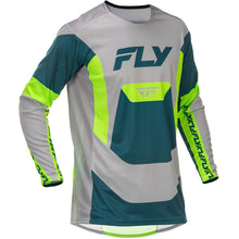 Fly Racing Youth Lite Jersey - Grey/Lime/Teal - Youth XL 379-723YXL_1785647