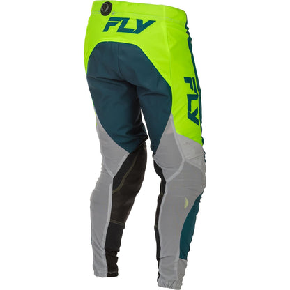 Fly Racing Lite Pants - Grey/Lime/Teal_1785772