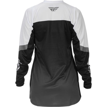 Fly Racing Women's F-16 Jersey - Grey/Black/White_1792207