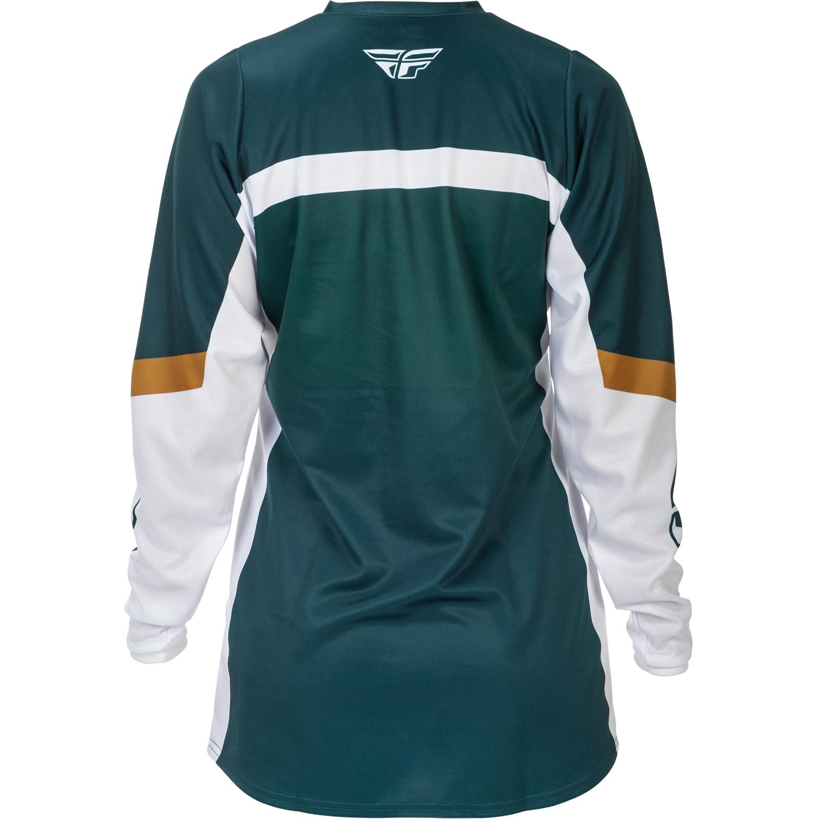 Fly Racing Women's F-16 Jersey - Teal/White/Gold_1785755