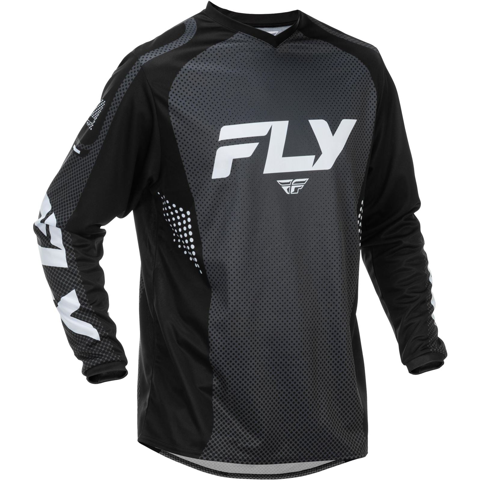 Fly Racing F-16 Jersey - Black/White_1789374