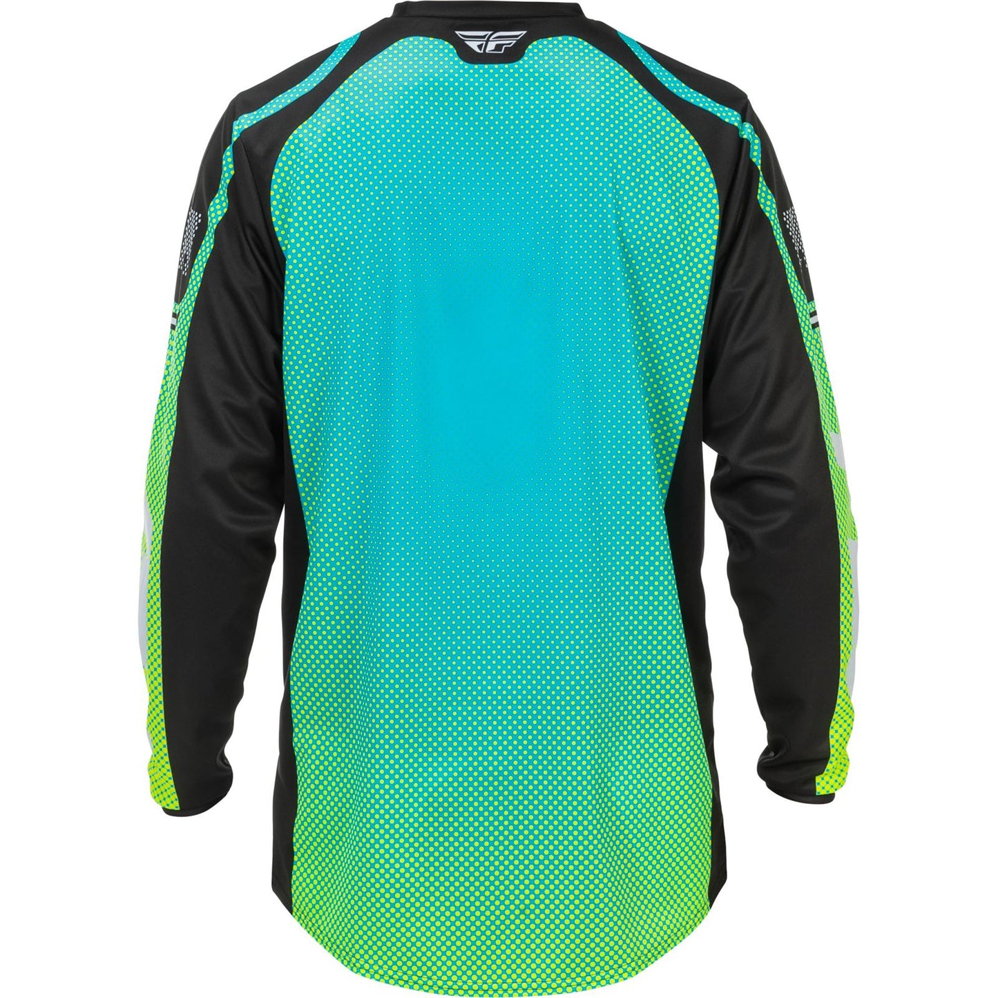 Fly Racing F-16 Jersey - Aqua/Black/White_1789409