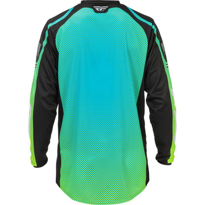 Fly Racing F-16 Jersey - Aqua/Black/White_1789409