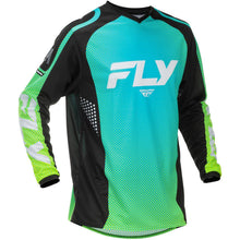 Fly Racing F-16 Jersey - Aqua/Black/White_1789557