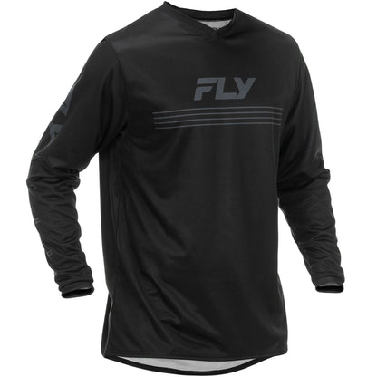 Fly Racing Universal Jersey - Black/White_1789360