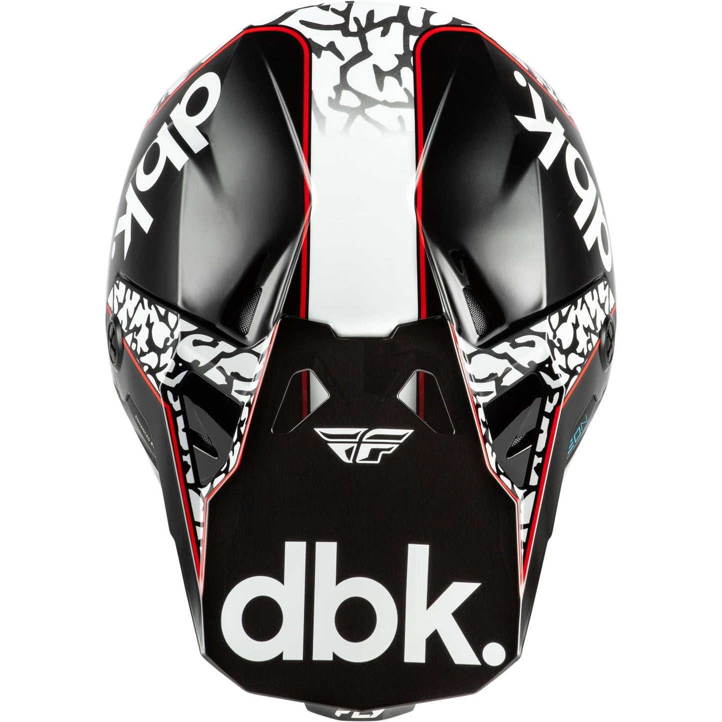 Fly Racing Youth Formula CP DBK Helmet - Black/White/Red - Youth Large [MPN: 73-0044YL]_1790820