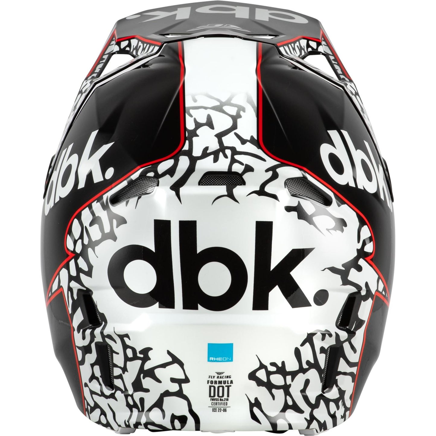 Fly Racing Formula CP DBK Helmet - Black/White/Red_1790755