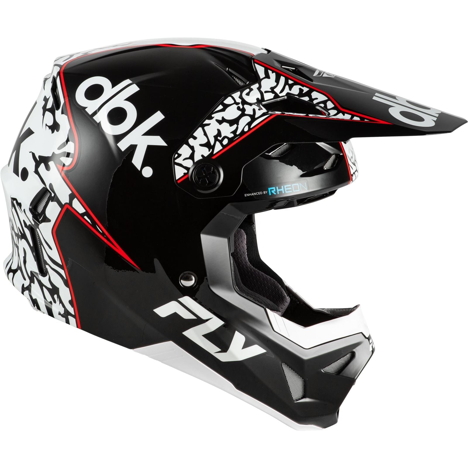 Fly Racing Formula CP DBK Helmet - Black/White/Red_1790756