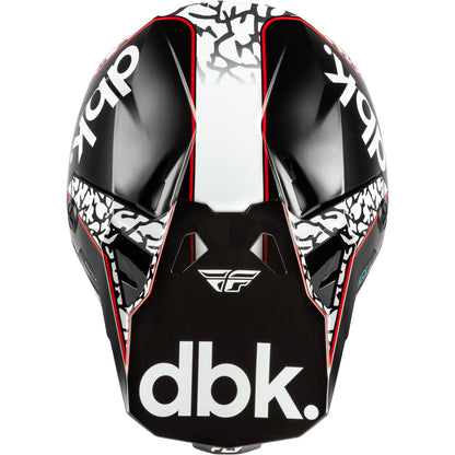 Fly Racing Formula CP DBK Helmet - Black/White/Red_1790821