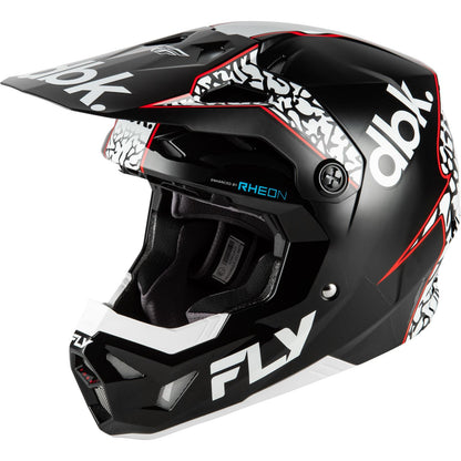 Fly Racing Formula CP DBK Helmet - Black/White/Red_1791780