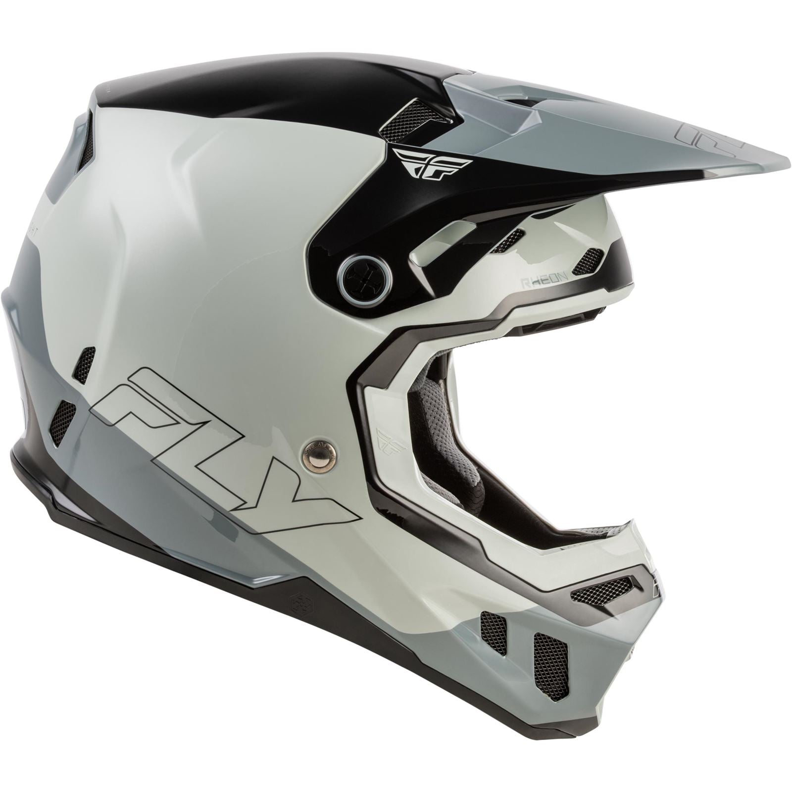 Fly Racing Youth Formula CC Glide Helmet - Grey/Light Grey/Black - Youth Large 73-4352YL_1790740