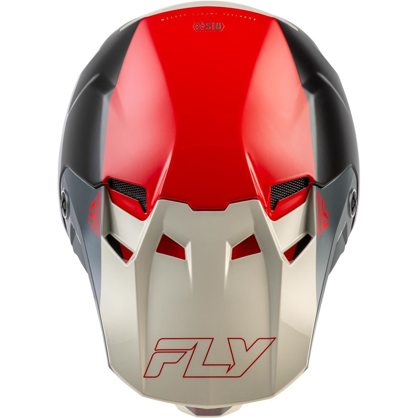 Fly Racing Youth Formula CC Glide Helmet - Black/Red/Grey - Youth Large 73-4353YL_1791661