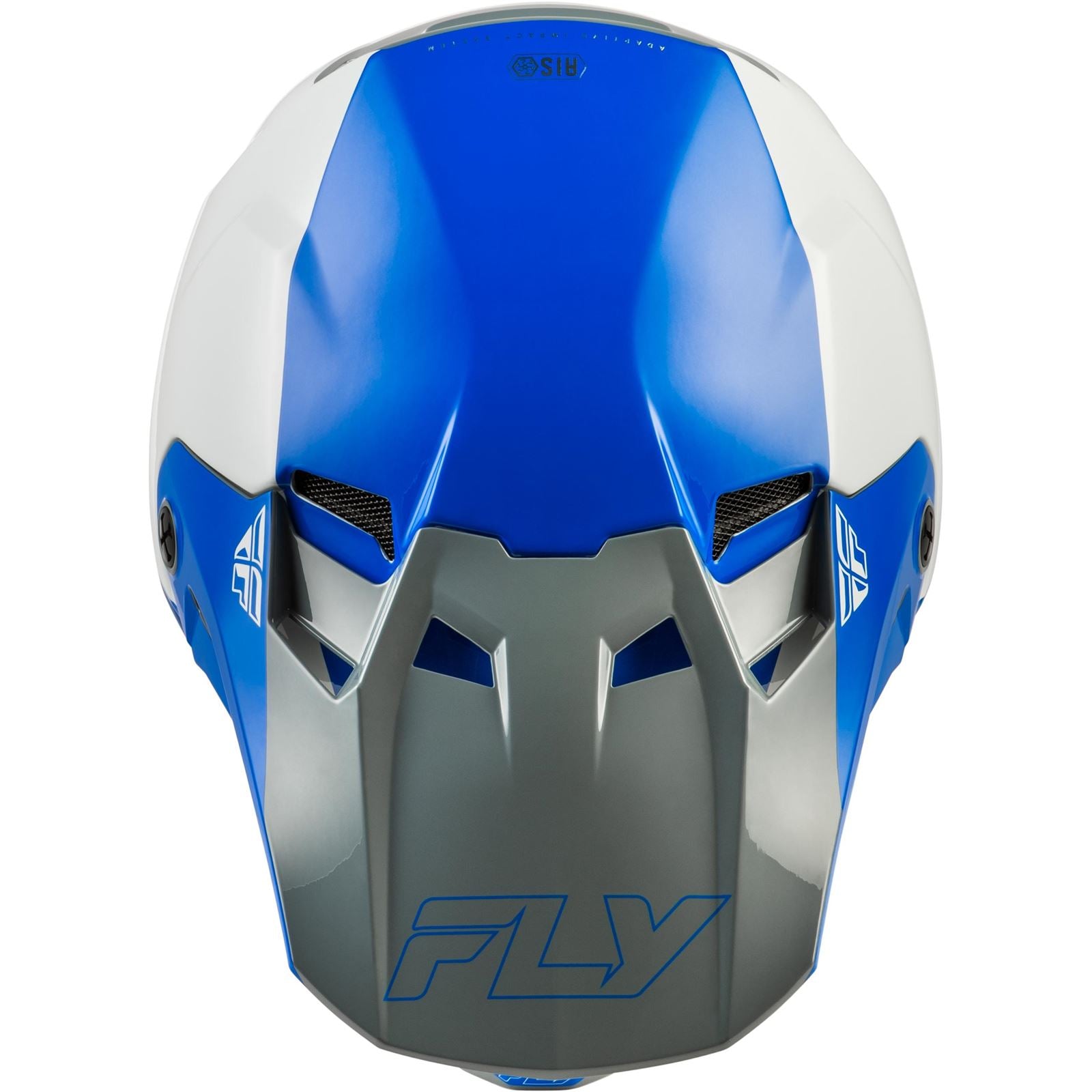 Fly Racing Youth Formula CC Glide Helmet - Blue/Light Grey/Grey - Youth Large 73-4354YL_1791652
