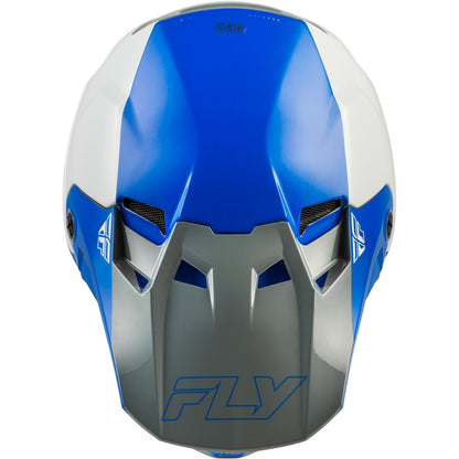 Fly Racing Youth Formula CC Glide Helmet - Blue/Light Grey/Grey - Youth Large 73-4354YL_1791652