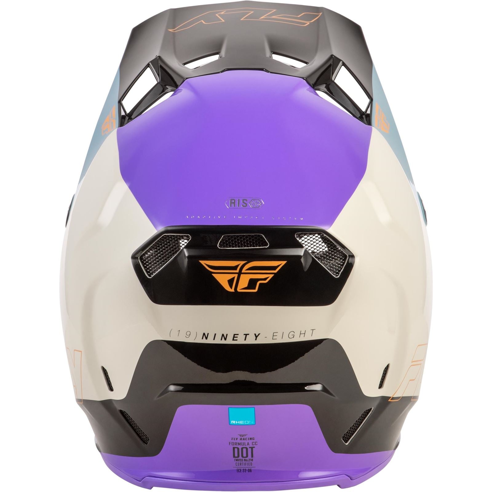 Fly Racing Youth Formula CC Glide Helmet - Purple/Stone/Black - Youth Large 73-4355YL_1790712
